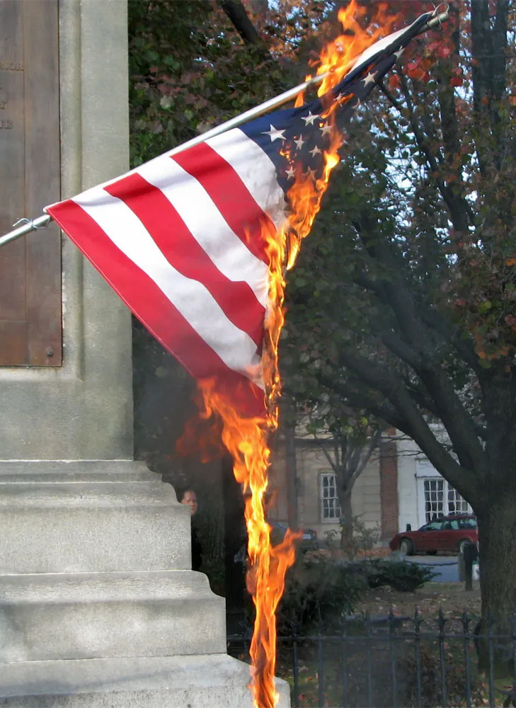 Burning American Flags is a Protected America Right